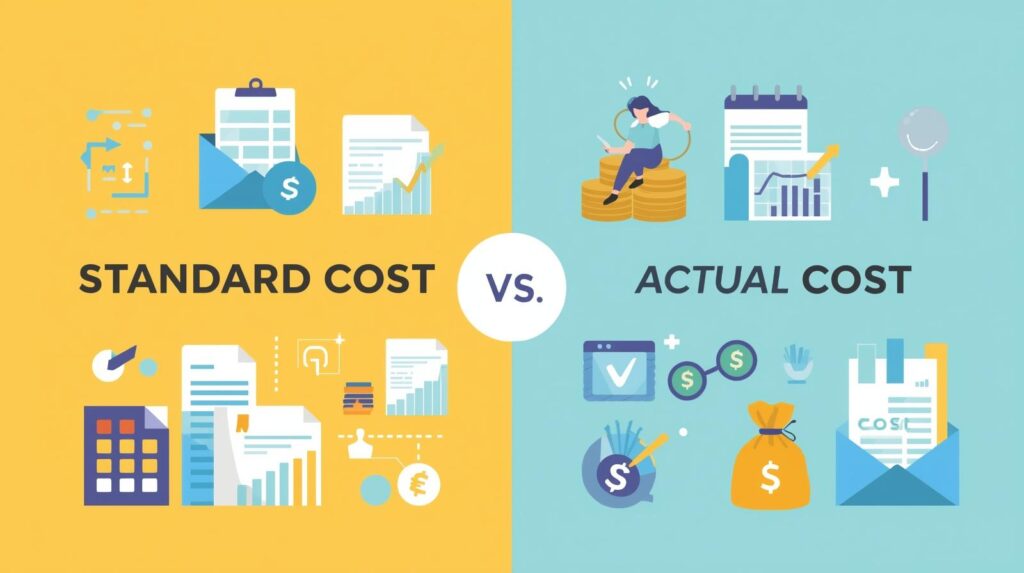 التكلفة الفعلية و التكلفة المعيارية