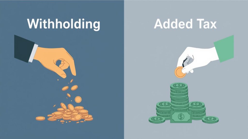 ضريبة الخصم والإضافة